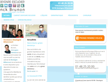 Tablet Screenshot of dr-brunon-chirurgiens-dentistes.fr